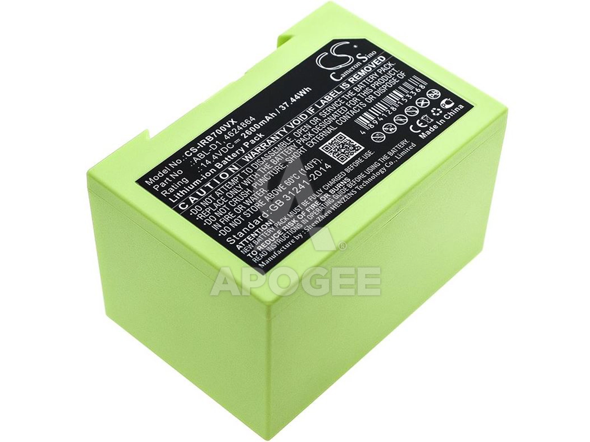 Батерия за прахосмукачка робот IROBOT - 14.40V, 2600mAh, литиево-йонна | 4624864