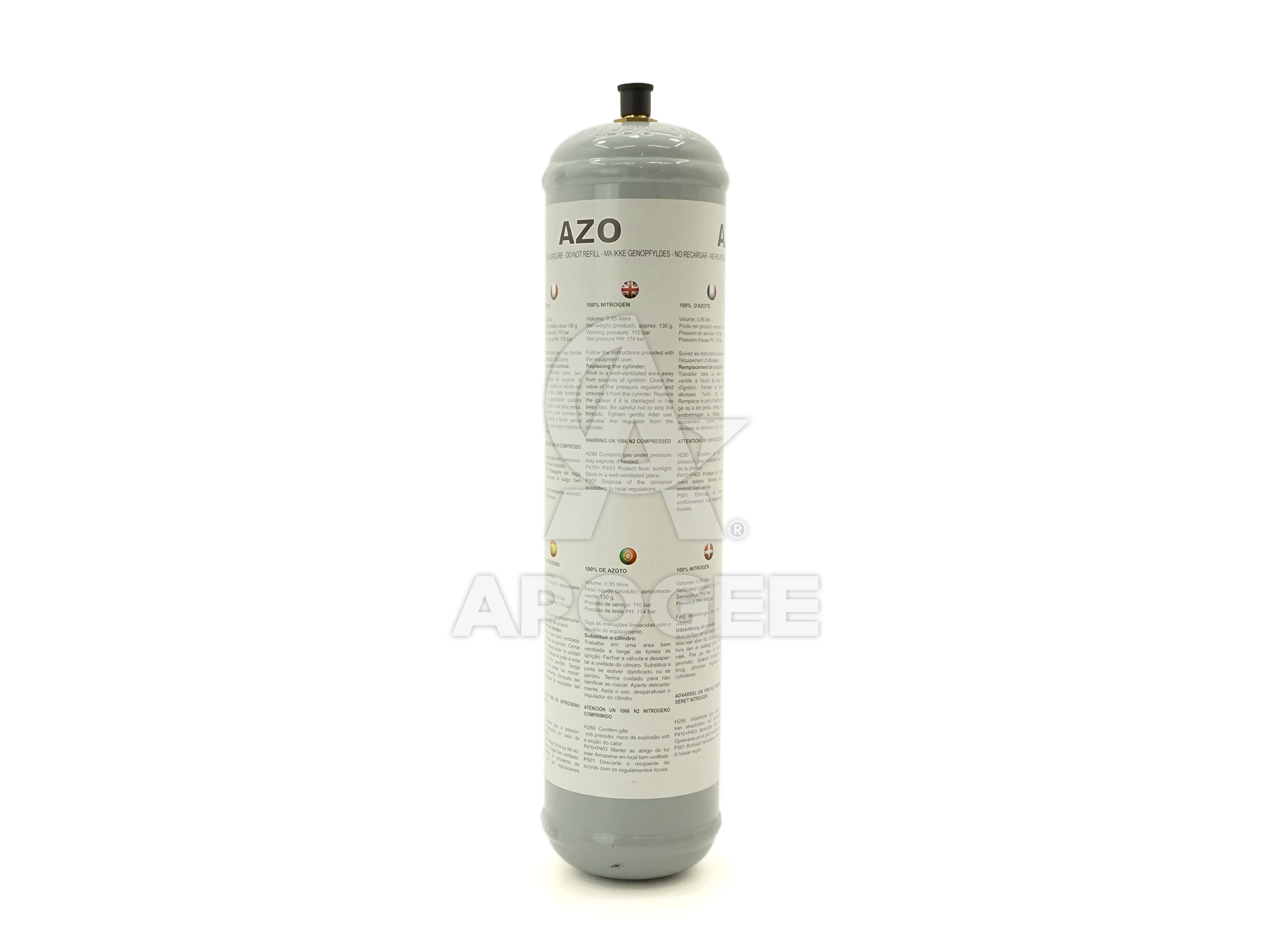 Φιάλη αζώτου, 0.95L, 100% άζωτο