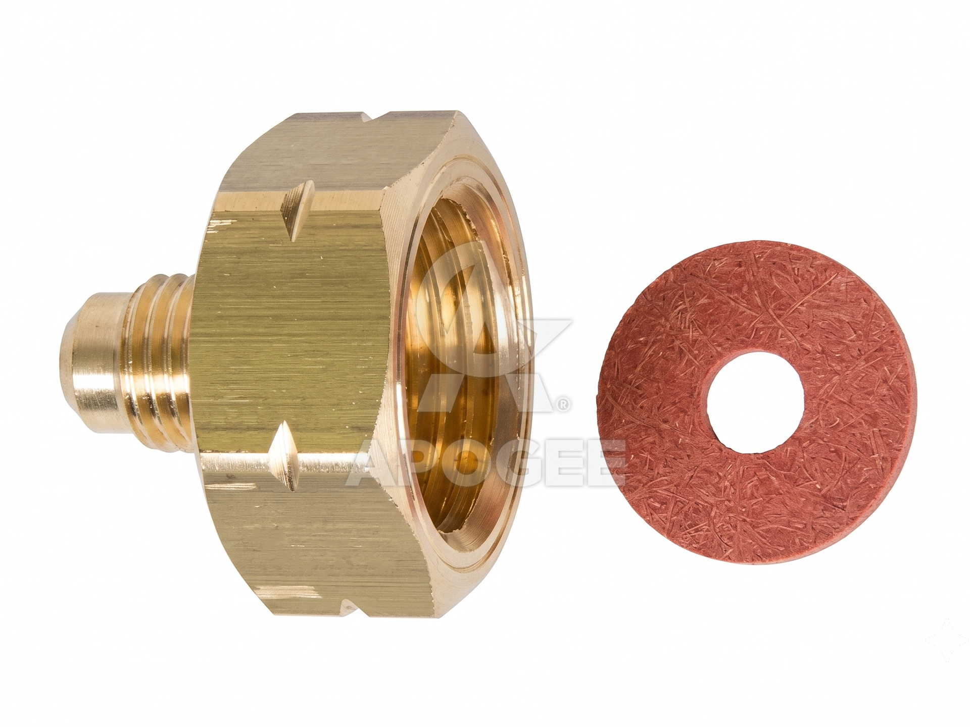 Фитинг - адаптор за бутилка REFCO K1-9-LH 1/4 - W 21.8 x 1/14"