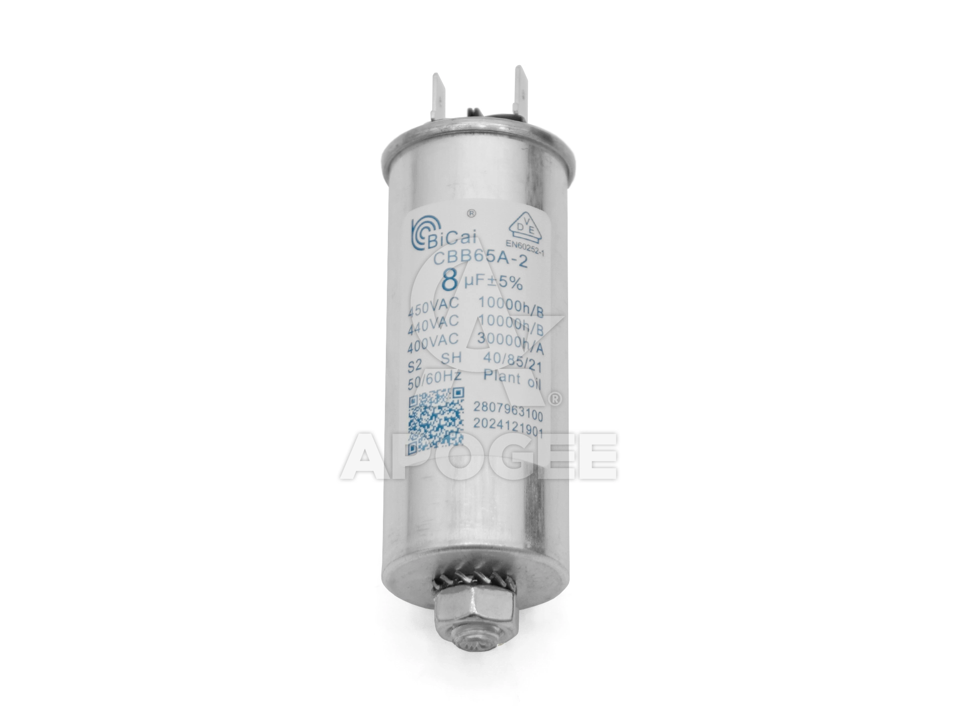 Кондензатор за сушилня BEKO, GRUNDIG, ARCELIK - 8µF, 450V | 2807963100, C00864677